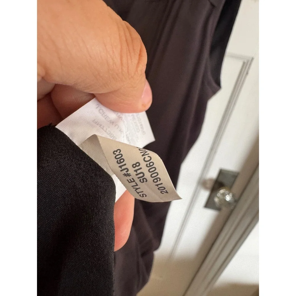 J.Crew black drop waist sleeveless dress size medium